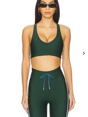 THE UPSIDE Maneki Jetta Racerback Sports Bra in Racing Green | REVOLVE